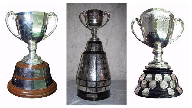 Les trois différentes versions de la coupe Grey. Les trois différentes versions de la coupe Grey.