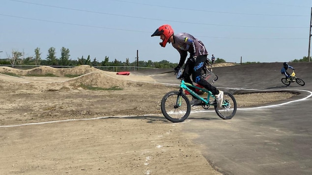 Les amateurs des courses BMX étaient en action à Regina 