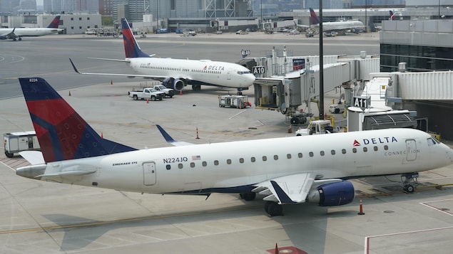 Des avions de Delta Air Lines.