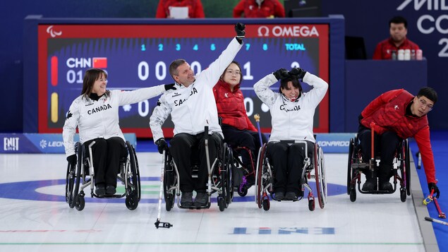 Le Canada bat la Chine et gagne l’or au curling en fauteuil roulant