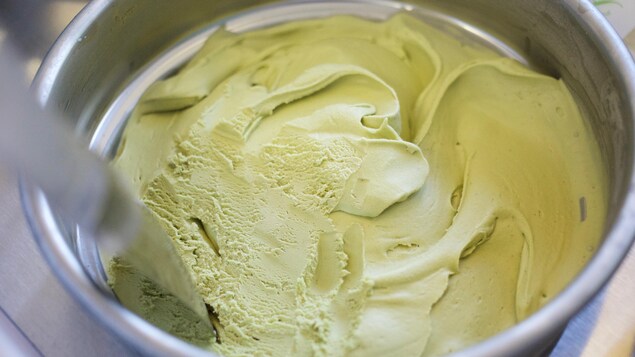 Gelato à la pistache. Gelato à la pistache.