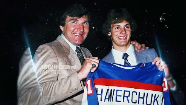 Dale Hawerchuk et John Ferguson Dale Hawerchuk et John Ferguson