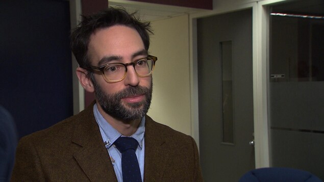Gros plan de Daniel-Martin Leduc. Gros plan de Daniel-Martin Leduc.