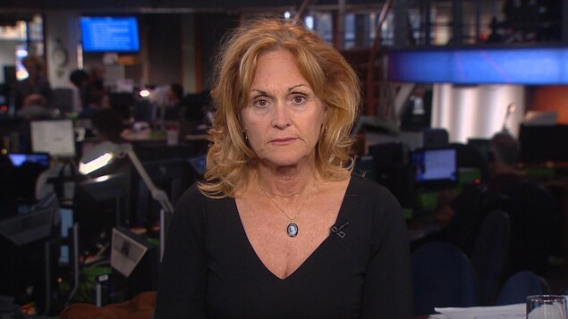 L'avocate-criminaliste Danièle Roy durant son entrevue avec Patrice Roy L'avocate-criminaliste Danièle Roy durant son entrevue avec Patrice Roy