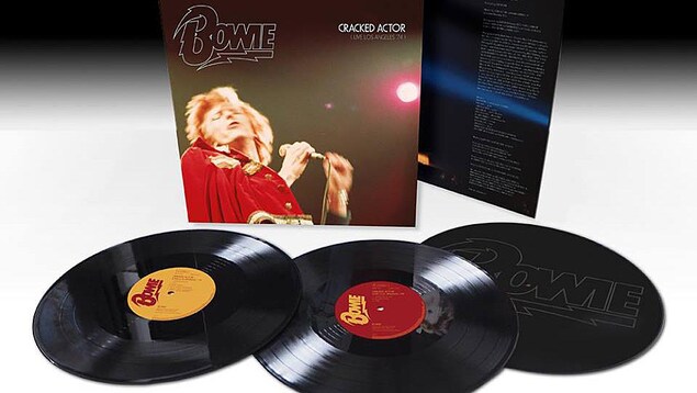 Le disque « Cracked Actor (Live in Los Angeles 1974) » de David Bowie figure parmi les nouveautés en vinyle de la Journée des disquaires indépendants cette année Le disque « Cracked Actor (Live in Los Angeles 1974) » de David Bowie figure parmi les nouveautés en vinyle de la Journée des disquaires indépendants cette année