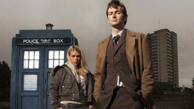 Billie Piper et David Tennant dans « Doctor Who » Billie Piper et David Tennant dans « Doctor Who »