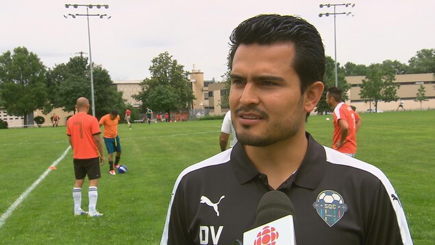 David Vargas est Colombien d'origine; il est arrivé au Québec il y a sept ans David Vargas est Colombien d'origine; il est arrivé au Québec il y a sept ans