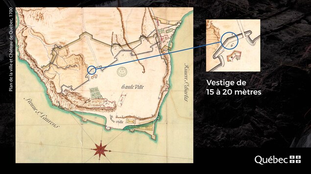 Une carte de l'époque où l'on distingue l'emplacement de la palissade de Beaucours. Une carte de l'époque où l'on distingue l'emplacement de la palissade de Beaucours.