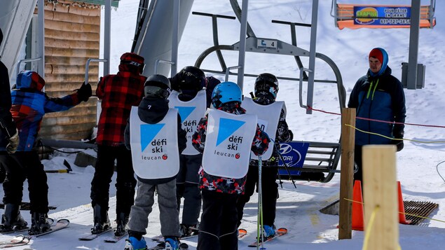 Participants au Défi ski Leucan de 2017