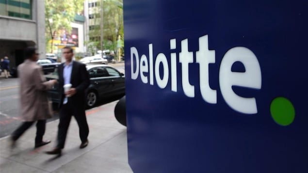 Le logo de Deloitte 