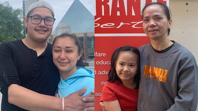 Luis Ubando Nolasco, Cinthya Carrasco Campos y sus dos hijas pequeñas debían ser deportados a México. Evangeline Cayanan y su hija McKenna, de seis años, debían salir de Canadá con destino a Filipinas.