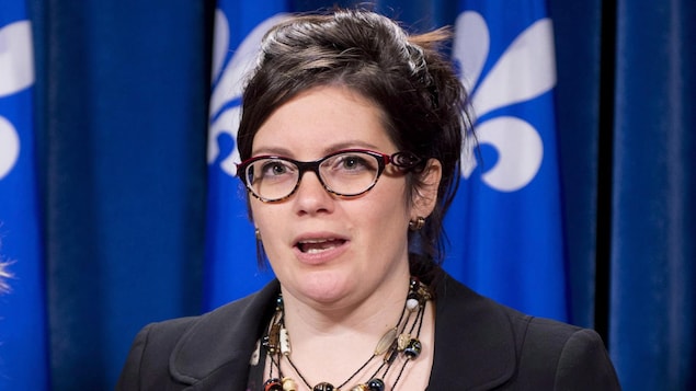 La députée libérale de Richmond, Karine Vallières La députée libérale de Richmond, Karine Vallières