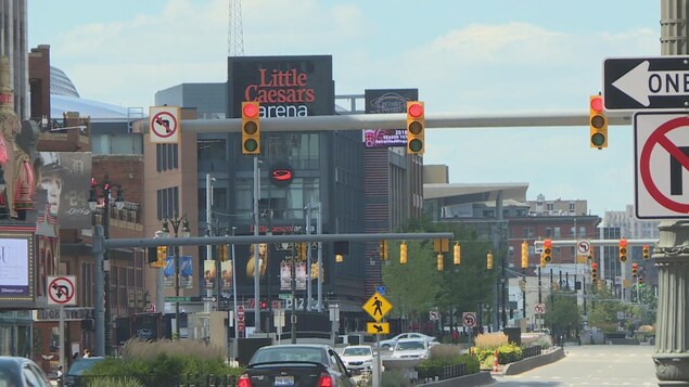 Centre-ville de Détroit. Centre-ville de Détroit.