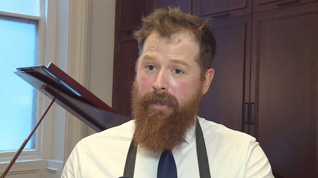 Christopher Thibodeau à Halifax en juin 2018. Christopher Thibodeau à Halifax en juin 2018.