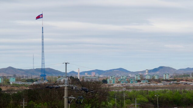 Kijong-dong, avril 2018. Kijong-dong, avril 2018.