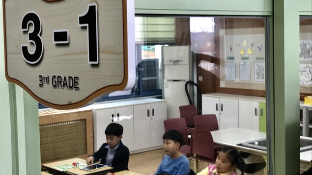 École de Taesung-dong, avril 2018. École de Taesung-dong, avril 2018.
