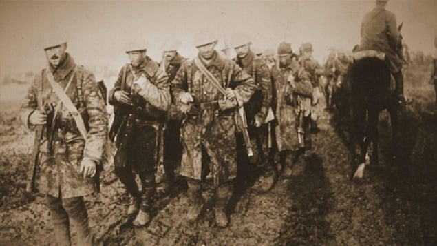 Des soldats lors de la Première Guerre mondiale Des soldats lors de la Première Guerre mondiale
