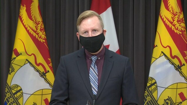 Le ministre de l'Éducation du Nouveau-Brunswick Dominic Cardy.