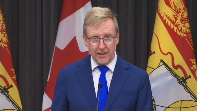 Le ministre de l'Éducation du Nouveau-Brunswick, Dominic Cardy, le 13 août 2020.
