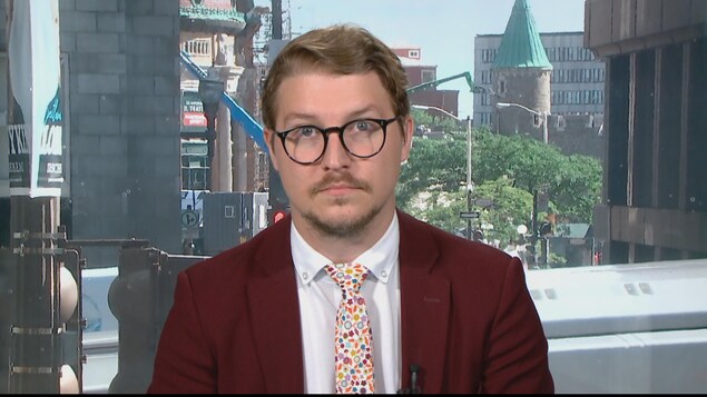 L'ancien conseiller au Parti québécois Dominic Vallières L'ancien conseiller au Parti québécois Dominic Vallières
