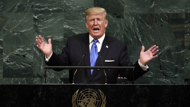 Donald Trump parle devant l'Assemblée générale des Nations unies