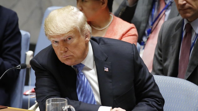 Le président américain Donald Trump préside une réunion du Conseil de sécurité des Nations Unies à New York