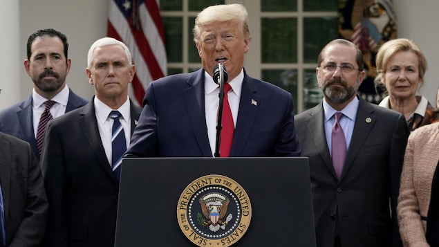 Donald Trump à la Maison-Blanche.