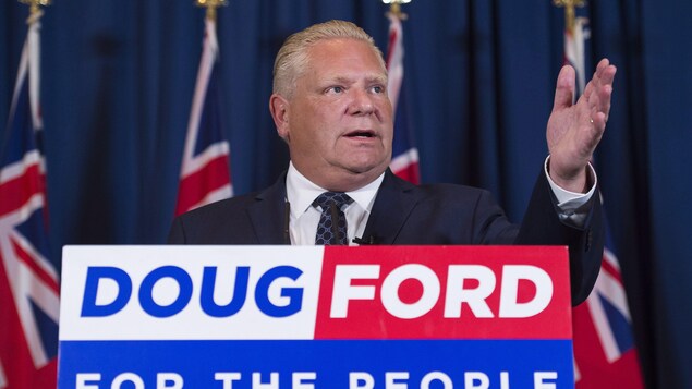 Doug Ford au lendemain de sa victoire Doug Ford au lendemain de sa victoire