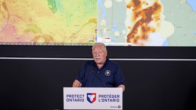 Feux de forêt : Doug Ford promet l’argent et les ressources nécessaires