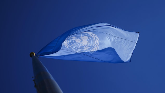 Un drapeau des Nations unies