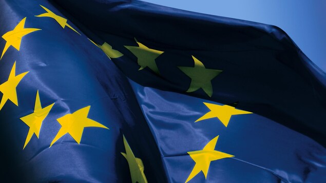 Le drapeau de l'Union européenne.