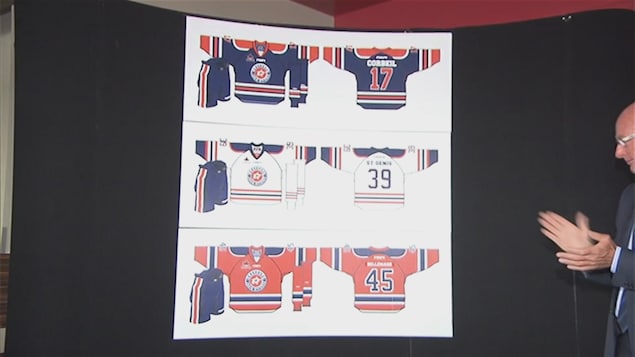 Les joueurs arboreront les couleurs des Oilers d'Edmonton et des armoiries de la Ville. Les joueurs arboreront les couleurs des Oilers d'Edmonton et des armoiries de la Ville.