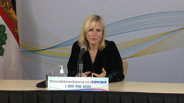 La Dre Heather Morrison, médecin hygiéniste en chef de l'Île-du-Prince-Édouard, le 23 novembre 2020.