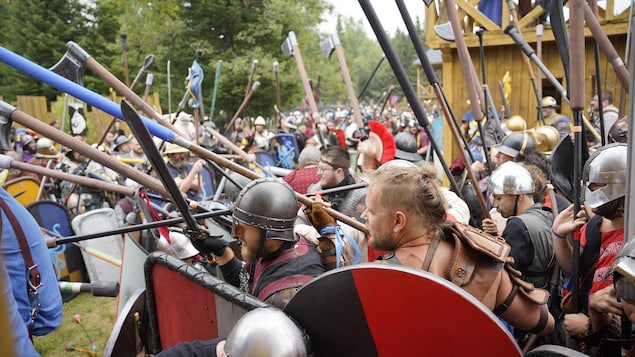 Des combattants. 