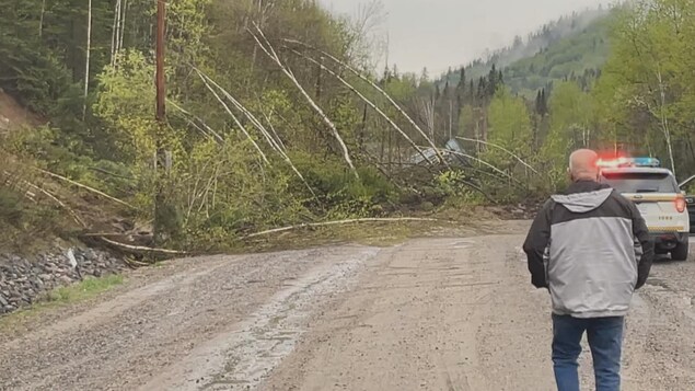 Un éboulement à Wemotaci cause la fermeture d’un chemin forestier