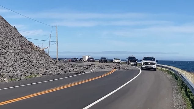 Des travaux pour protéger la route 132 à Mont-Saint-Pierre