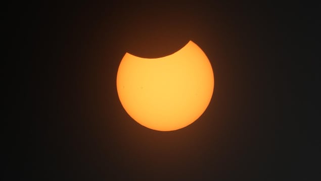 L'éclipse partielle en 24 secondes