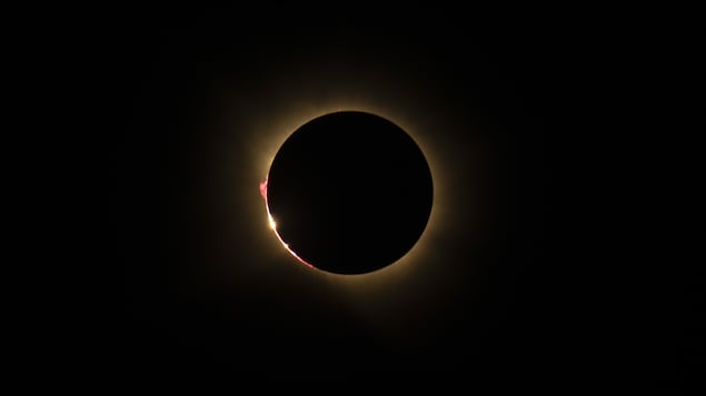 Une passionnée d'éclipse solaire