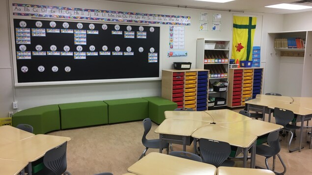 Une classe de l'École du Parc Une classe de l'École du Parc