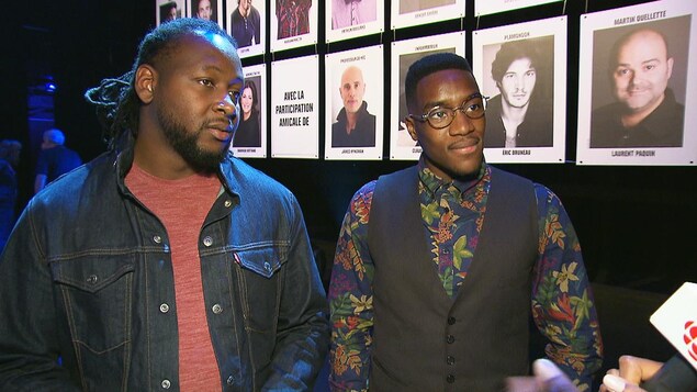 Les acteurs Eddy King et Patrick Abellard Les acteurs Eddy King et Patrick Abellard