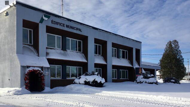 L'édifice municipal de Saint-David-deFalardeau.