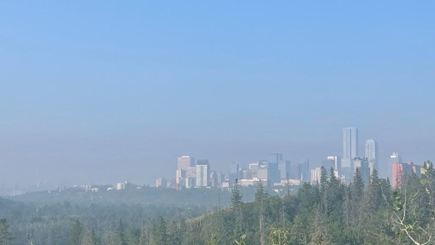 Mauvaise qualité de l’air pour une grande partie de l’Alberta