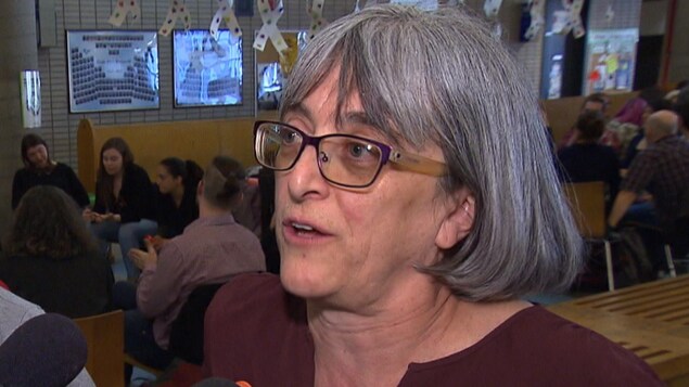 Marielle Nadeau, enseignante à la Commission scolaire de Montréal. Marielle Nadeau, enseignante à la Commission scolaire de Montréal.