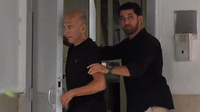Ehoud Olmert a été condamné en 2014 pour avoir accepté des pots-de-vin touchés dans le cadre d'un projet immobilier à Jérusalem.
