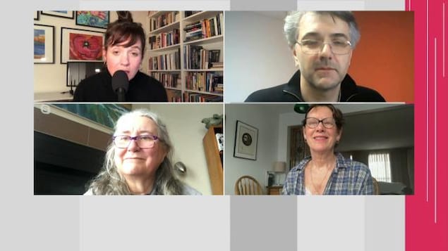 Marie Villeneuve, Sylvie Léonard, Gaël Marchand et Denise Beauchamp.