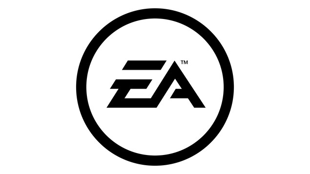 Le logo d'Electronic Arts, en noir sur fond blanc. Le logo d'Electronic Arts, en noir sur fond blanc.