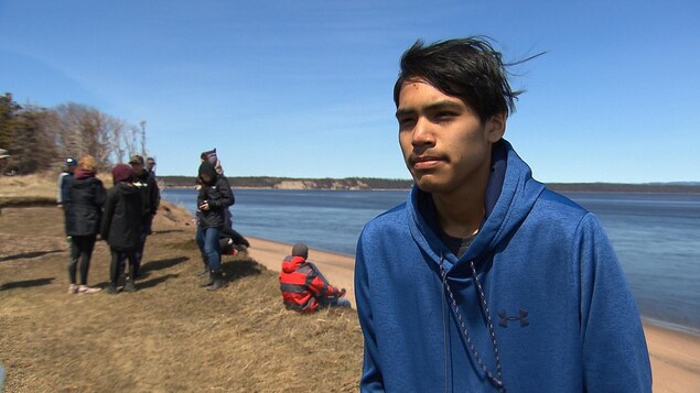 Elliot Fontaine Copeau est étudiant à l'école Manikanetish Elliot Fontaine Copeau est étudiant à l'école Manikanetish