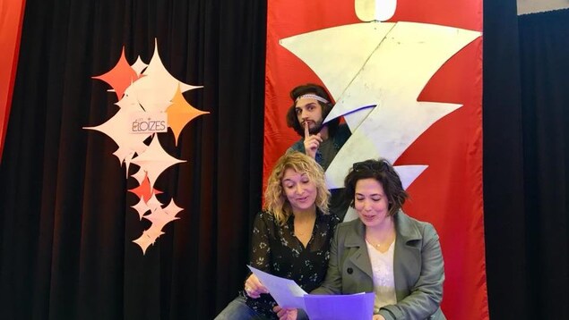 Martine Blanchard, Anne-Marie Parenteau et Jass-Sainte Bourque. Martine Blanchard, Anne-Marie Parenteau et Jass-Sainte Bourque.
