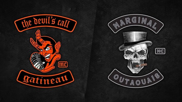 Les logos des groupes The Devil's Call Gatineau et Marginal Outaouais. Les logos des groupes The Devil's Call Gatineau et Marginal Outaouais.