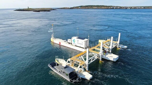 Un projet d’énergie marémotrice est suspendu dans la baie de Fundy